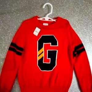 Gap sweater for boys size s red.
